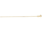 Finejewelers 14 Kt Yellow Gold 18 Inch 0.9mm Bright Cut Spring Ring Classic Cable Chain Spring Ring Clasp