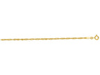 Finejewelers 14 Kt Yellow Gold 16 Inch 1.7mm Bright Cut Singapore Chain With Spring Ring Clasp