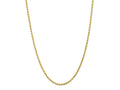 Finejewelers 14 Kt Yellow Gold 16 Inch 3.0mm Bright Cut Solid Rope Chain With Lobster Clasp