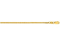 Finejewelers 14 Kt Yellow Gold 18 Inch 1.8mm Shiny Square Wheat Chain With Lobster Clasp