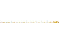 Finejewelers 14 Kt White Gold 18 Inch 2.0mm Bright Cut Singapore Chain With Lobster Clasp