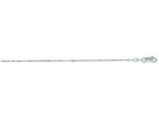 Finejewelers 14 Kt White Gold 18 Inch 1.2mm Bright Cut Round Bead Chain With Lobster Clasp
