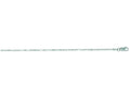 Finejewelers 14K White Gold 18 Inch 1.5mm Alternate Round Long Rectangular Shaped Bead Chain Lobster