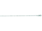 Finejewelers 14K White Gold 18 Inch 1.5mm Alternate Round Long Rectangular Shaped Bead Chain Lobster