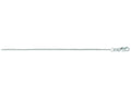 Finejewelers 14 Kt White Gold 18 Inch 1.0mm Shiny Classic Box Chain With Lobster Clasp