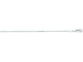 Finejewelers 14 Kt White Gold 18 Inch 1.4mm Bright Cut Cable Link Chain With Lobster Clasp
