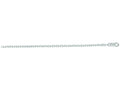 Finejewelers 14 Kt White Gold 18 Inch 2.3mm Bright Cut Cable Link Chain With Lobster Clasp