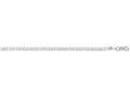 Finejewelers 14 Kt White Gold 16 Inch 2.6mm Bright Cut Comfort Curb Chain With Lobster Clasp