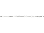 Finejewelers 14 Kt White Gold 16 Inch 2.6mm Bright Cut Comfort Curb Chain With Lobster Clasp