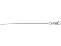 Finejewelers 14 Kt White Gold 18 Inch 0.9mm Bright Cut Franco Chain With Lobster Clasp