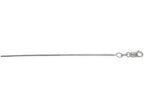 Finejewelers 14 Kt White Gold 18 Inch 0.9mm Bright Cut Franco Chain With Lobster Clasp