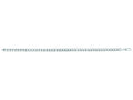 Finejewelers 14 Kt White Gold 22 Inch 5.5mm Hollow Semi-solid Miami Cuban Link Necklace Lobster Clasp