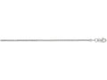 Finejewelers 14 Kt White Gold 18 Inch 1.3mm Bright Cut Ice Chain With Lobster Clasp.