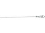 Finejewelers 14 Kt White Gold 18 Inch 0.9mm Bright Cut Round Snake Chain With Lobster Clasp
