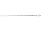 Finejewelers 14 Kt White Gold 16 Inch 2.5mm Shiny Solid Bright Cut Royal Rope Chain With Lobster Clasp