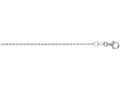 Finejewelers 14 Kt White Gold 18 Inch 1.5mm Non-bright Cut Shiny Bead Chain With Lobster Clasp