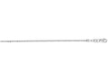 Finejewelers 14 Kt White Gold 16 Inch 1.5mm Bright Cut Sparkle Chain With Lobster Clasp