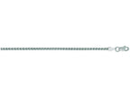 Finejewelers 14 Kt White Gold 18 Inch 2.1mm Round Wheat Chain With Lobster Clasp