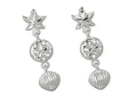 Finejewelers Sterling Silver Sealife Earrings