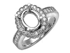 Finejewelers Round Diamonds Engagement Ring