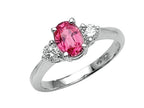 Finejewelers Genuine Pink Sapphire Ring
