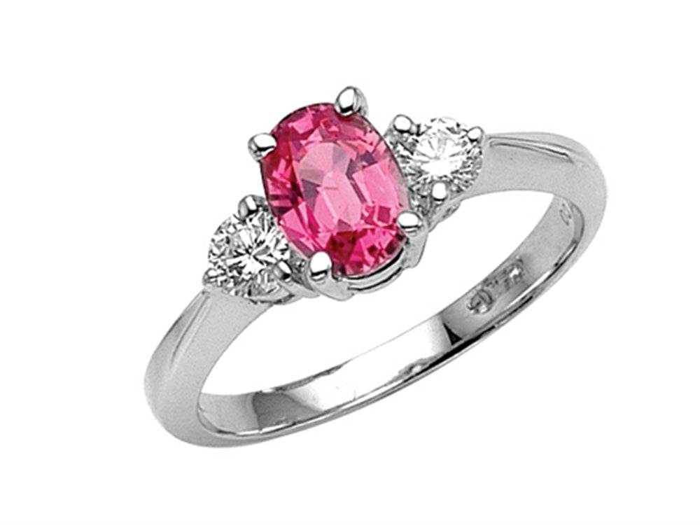 Finejewelers Genuine Pink Sapphire Ring
