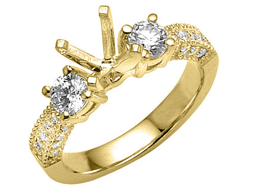 Finejewelers Round Diamonds Engagement Ring