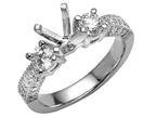 Finejewelers Round Diamonds Engagement Ring