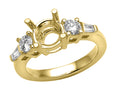 Finejewelers Baguette Diamonds Engagement Ring