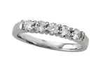 Finejewelers Diamond Round Partial Way Band