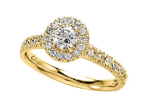 Finejewelers Diamond Round Engagement Ring