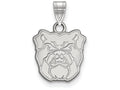 14k White Gold Logoart Butler University Small Pendant