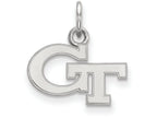 14k White Gold Logoart Georgia Institute Of Technology Extra Small Pendant