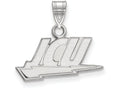 14k White Gold Logoart John Carroll University Small Pendant