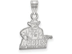 14k White Gold Logoart New Mexico State University Small Pendant
