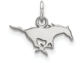 14k White Gold Logoart Southern Methodist University Extra Small Pendant