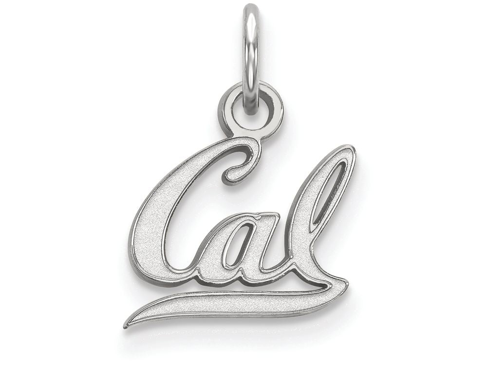 14k White Gold Logoart University Of California Berkeley Extra Small Pendant