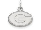 14k White Gold Logoart University Of Georgia Extra Small Pendant