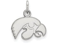14k White Gold Logoart University Of Iowa Extra Small Pendant