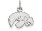 14k White Gold Logoart University Of Iowa Extra Small Pendant