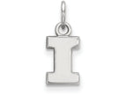 14k White Gold Logoart University Of Illinois Extra Small Pendant