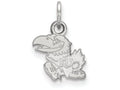 14k White Gold Logoart University Of Kansas Extra Small Pendant