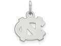 14k White Gold Logoart University Of North Carolina Extra Small Pendant