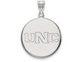 14k White Gold Logoart University Of Northern Colorado Large Disc Pendant