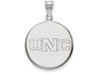 14k White Gold Logoart University Of Northern Colorado Large Disc Pendant