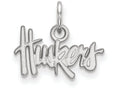 14k White Gold Logoart University Of Nebraska Extra Small Pendant