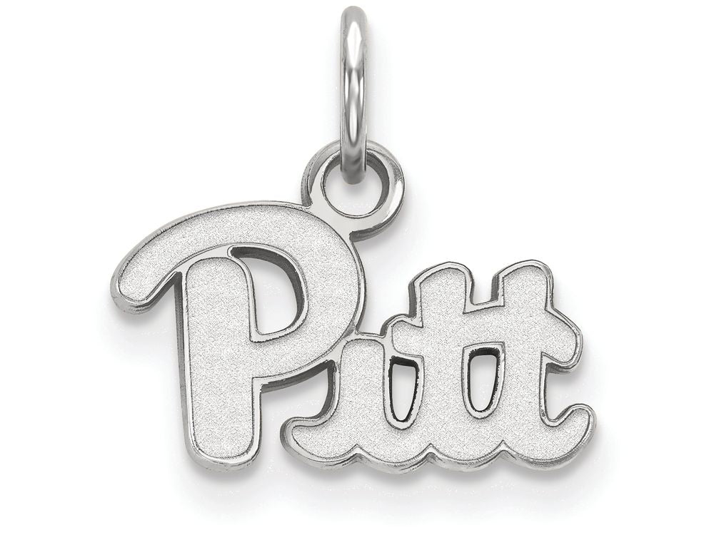14k White Gold Logoart University Of Pittsburgh Extra Small Pendant