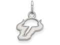 14k White Gold Logoart University Of South Florida Extra Small Pendant