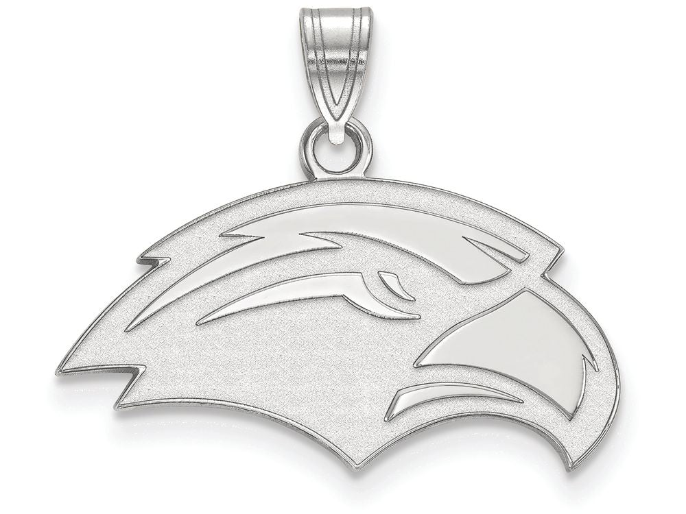 14k White Gold Logoart University Of Southern Miss Small Pendant