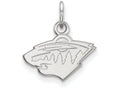 14k White Gold Nhl Logoart Minnesota Wild Extra Small Pendant